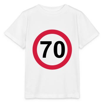 70 Geburtstag - Stanley/Stella Kinder T-Shirt MINI CREATOR  - Weiß - Vorne - Maike (125cm)