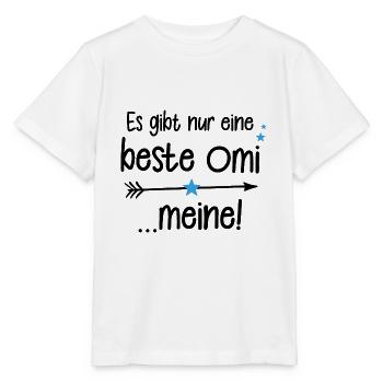 Es gibt nur eine beste Oma - Meine! Weltbeste Oma - Stanley/Stella Kinder T-Shirt MINI CREATOR  - Weiß - Vorne - Maike (125cm)