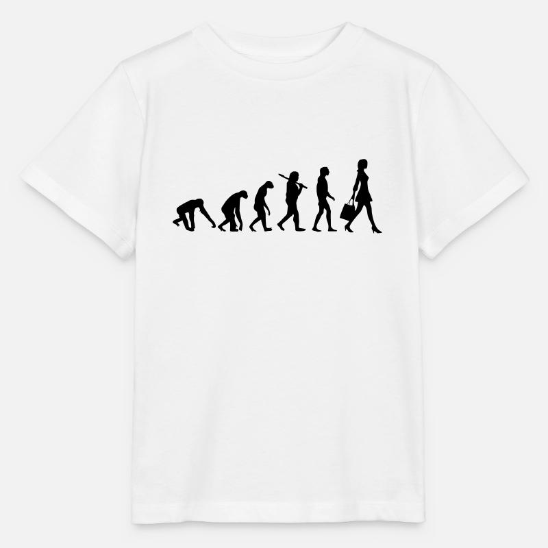 WOMEN EVOLUTION - Stanley/Stella MINI CREATOR Kids’ T-Shirt - white