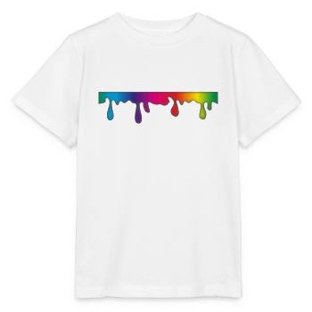 maler painter pinsel paint farbe artist color colo - Stanley/Stella Kinder T-Shirt MINI CREATOR  - Weiß - Vorne - Maike (125cm)