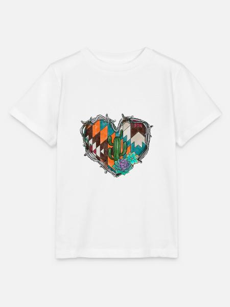 Azteken mit saftigem Stacheldraht - Stanley/Stella Kinder T-Shirt MINI CREATOR - Weiß