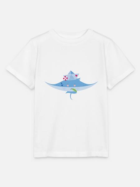 Rochen - Stanley/Stella Kinder T-Shirt MINI CREATOR - Weiß