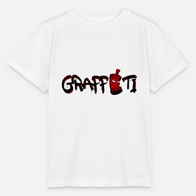 graffiti - Stanley/Stella MINI CREATOR Kids’ T-Shirt - white