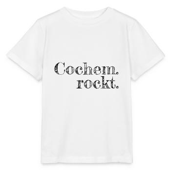 Cochem rockt - Textdesign mit Stadtnamen - Stanley/Stella Kinder T-Shirt MINI CREATOR  - Weiß - Vorne - Maike (125cm)