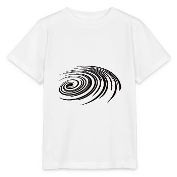 Spiral Geometry - Spiral Galaxy - Stanley/Stella MINI CREATOR Kids’ T-Shirt - white - Front - Maike (125cm)