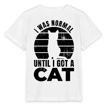 Katzenliebhaber Spruch - Stanley/Stella Kinder T-Shirt MINI CREATOR  - Weiß - Vorne - Maike (125cm)