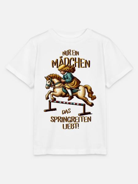 Kinder Springreiten - Stanley/Stella Kinder T-Shirt MINI CREATOR - Weiß