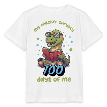 100eme Jour dEcole Idée Cadeau Enfant - T-shirt bio MINI CREATOR Stanley/Stella Enfant - blanc - Devant - Maike (125cm)