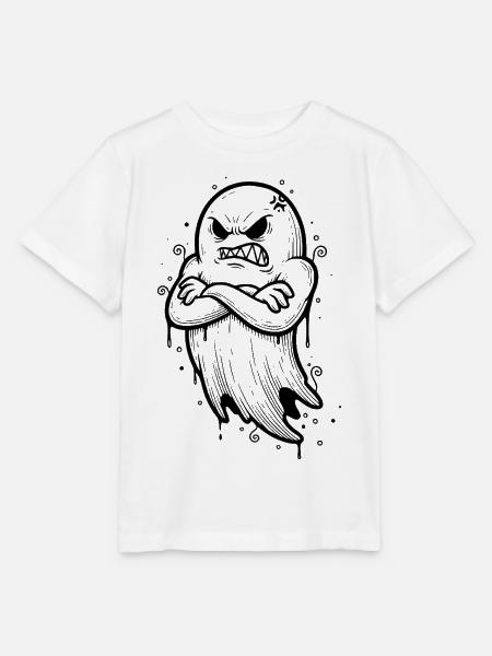 Halloween Geist - Stanley/Stella Kinder T-Shirt MINI CREATOR  - Weiß