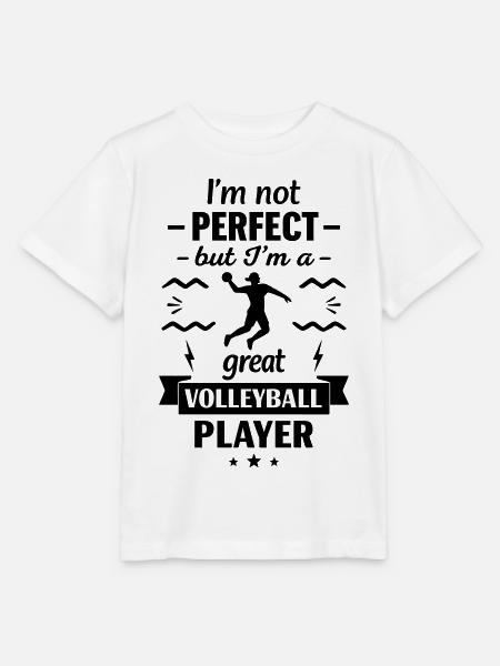 Super Volleyballspieler Sport - Stanley/Stella Kinder T-Shirt MINI CREATOR - Weiß