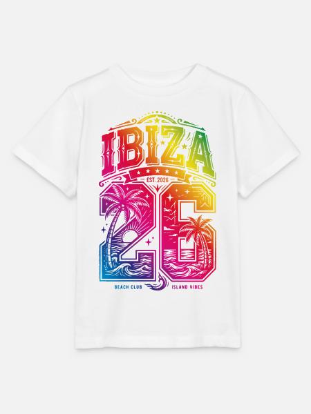 Ibiza 26 Bunt 2026 - Stanley/Stella Kinder T-Shirt MINI CREATOR  - Weiß
