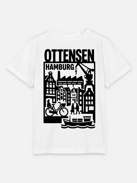 Hamburg Ottensen Retro - Stanley/Stella Kinder T-Shirt MINI CREATOR - Weiß