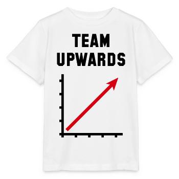 Team Upwards (Success / Progress / POS Red 2C) - Stanley/Stella MINI CREATOR Kids’ T-Shirt - white - Front - Maike (125cm)