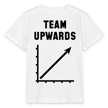 Team Upwards (Success / Progress / Black) - Stanley/Stella MINI CREATOR Kids’ T-Shirt - white - Front - Maike (125cm)