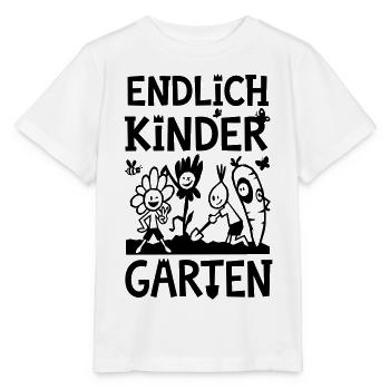 Endlich Kindergarten! - Stanley/Stella Kinder T-Shirt MINI CREATOR  - Weiß - Vorne - Maike (125cm)