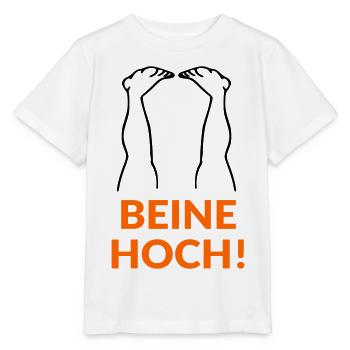 Motivation Beine Hoch - Stanley/Stella Kinder T-Shirt MINI CREATOR  - Weiß - Vorne - Maike (125cm)
