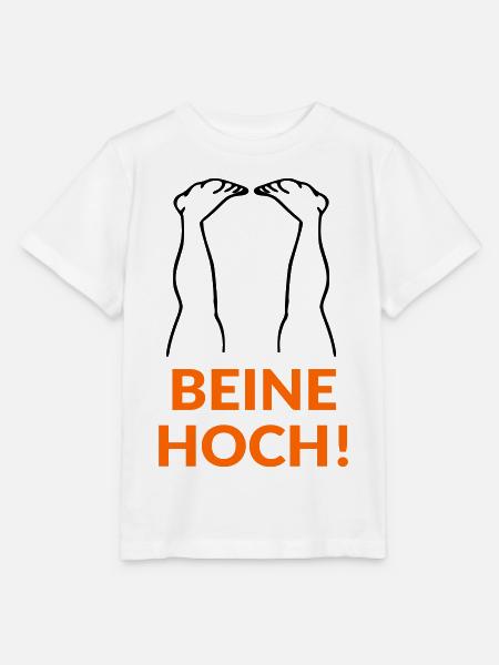 Motivation Beine Hoch - Stanley/Stella Kinder T-Shirt MINI CREATOR  - Weiß