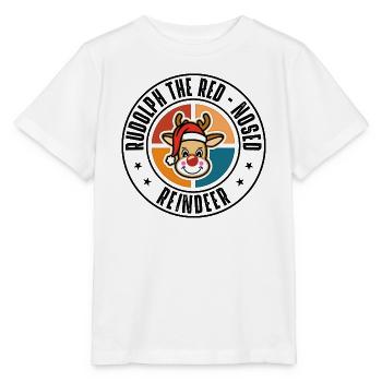 Rudolph - Stanley/Stella MINI CREATOR Kids’ T-Shirt - white - Front - Maike (125cm)