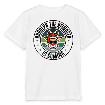 Rudolph - Stanley/Stella MINI CREATOR Kids’ T-Shirt - white - Front - Maike (125cm)