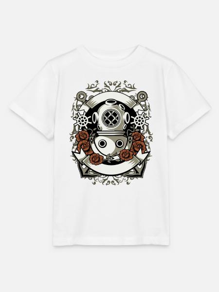 Diver - Stanley/Stella Kinder T-Shirt MINI CREATOR - Weiß