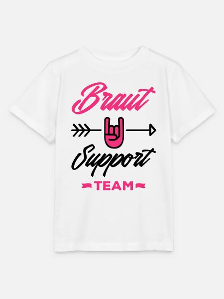braut support team - Stanley/Stella Kinder T-Shirt MINI CREATOR - Weiß