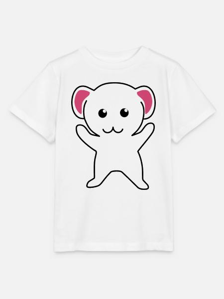 Süße weiße Maus - Stanley/Stella Kinder T-Shirt MINI CREATOR - Weiß