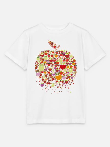 Apfel - Stanley/Stella Kinder T-Shirt MINI CREATOR - Weiß