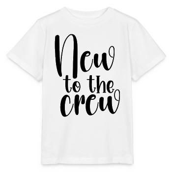 New to the Crew - Stanley/Stella Kinder T-Shirt MINI CREATOR  - Weiß - Vorne - Maike (125cm)