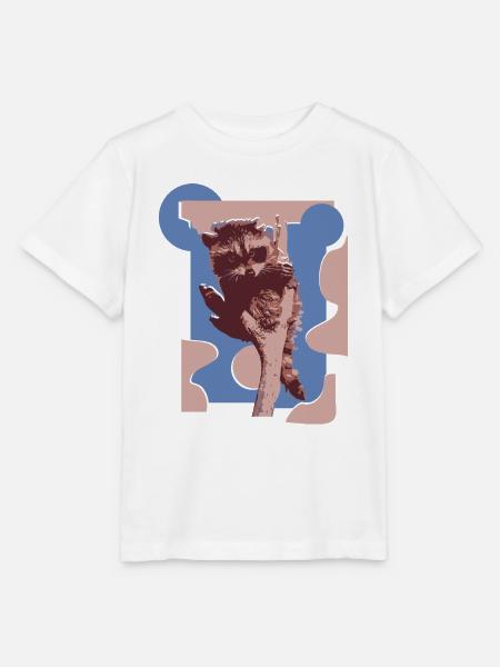 Wildtiere - Stanley/Stella Kinder T-Shirt MINI CREATOR  - Weiß