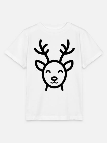Rentier - Stanley/Stella Kinder T-Shirt MINI CREATOR - Weiß