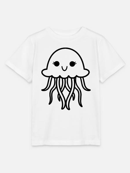 Qualle - Stanley/Stella Kinder T-Shirt MINI CREATOR - Weiß
