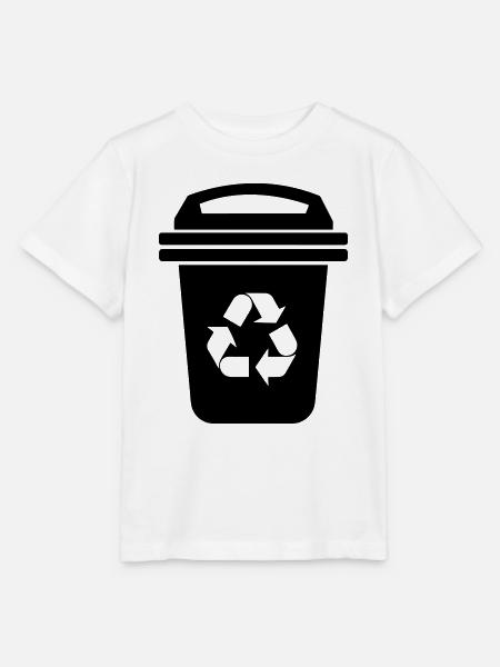 Mülltonne - Stanley/Stella Kinder T-Shirt MINI CREATOR - Weiß