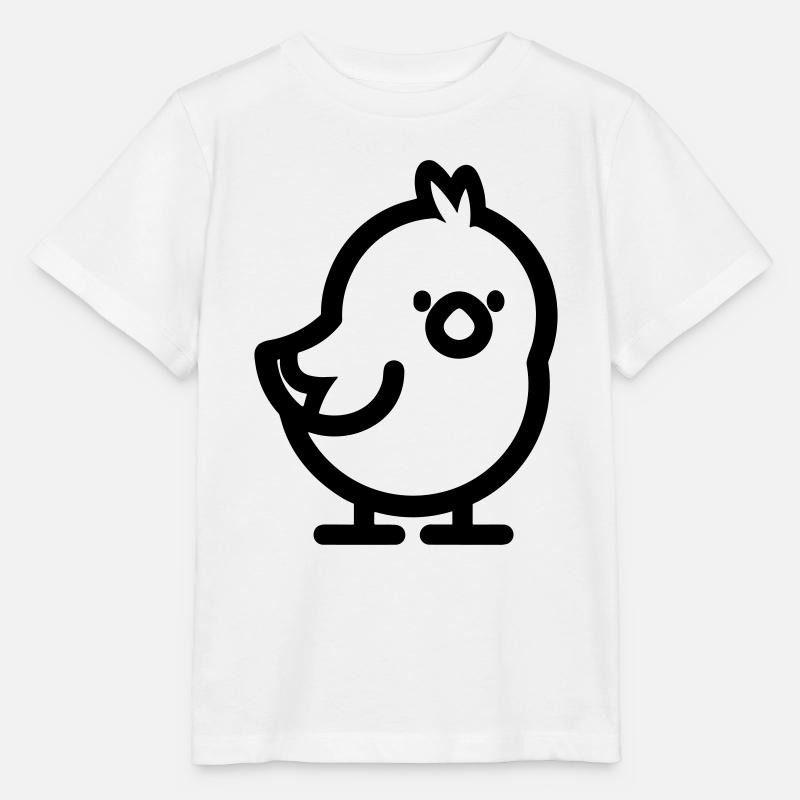 poussin - T-shirt bio MINI CREATOR Stanley/Stella Enfant - blanc