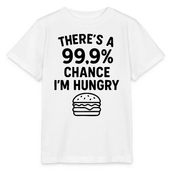 essen witz hungrig - Stanley/Stella Kinder T-Shirt MINI CREATOR  - Weiß - Vorne - Maike (125cm)