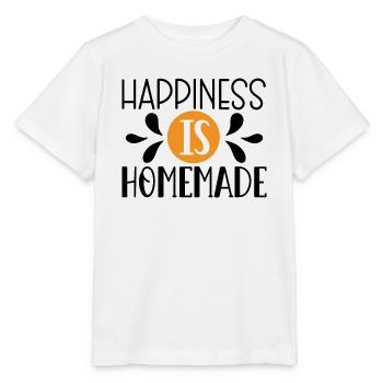 Design Happiness is homemade - T-shirt bio MINI CREATOR Stanley/Stella Enfant - blanc - Devant - Maike (125cm)