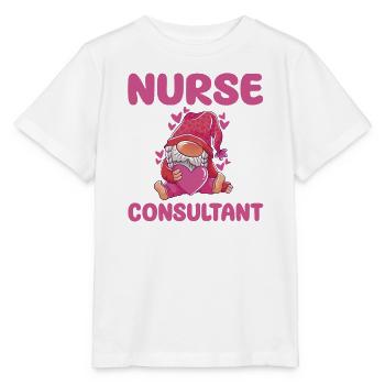 Nurse Consultant Dwarf - Stanley/Stella MINI CREATOR Kids’ T-Shirt - white - Front - Maike (125cm)