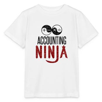Accounting Ninja - Buchhaltung Finanzen Bilanz - Stanley/Stella Kinder T-Shirt MINI CREATOR  - Weiß - Vorne - Maike (125cm)