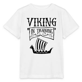 Wikinger im Training - Stanley/Stella Kinder T-Shirt MINI CREATOR  - Weiß - Vorne - Maike (125cm)