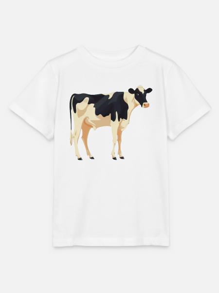 Stehende Kuh - Einfaches Design - Stanley/Stella Kinder T-Shirt MINI CREATOR - Weiß