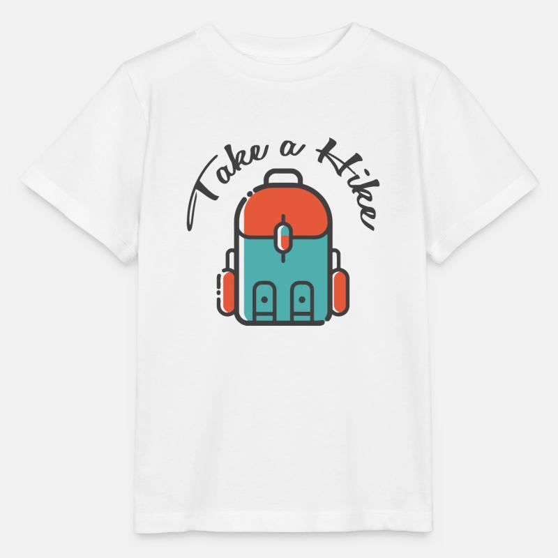 faire une randonnée - T-shirt bio MINI CREATOR Stanley/Stella Enfant - blanc