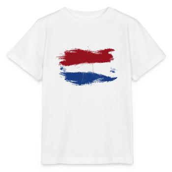 Netherlands Holland flag flag - Stanley/Stella MINI CREATOR Kids’ T-Shirt - white - Front - Maike (125cm)