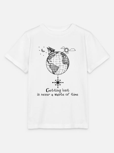 REISEN Weltreise Reiselust verreisen - Stanley/Stella Kinder T-Shirt MINI CREATOR - Weiß