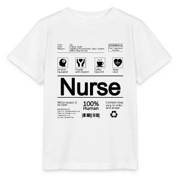 Krankenschwester Krankenpfleger - Stanley/Stella Kinder T-Shirt MINI CREATOR  - Weiß - Vorne - Maike (125cm)