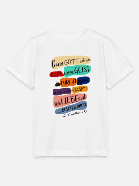 Bibel Inspiration christlich - Stanley/Stella Kinder T-Shirt MINI CREATOR  - Weiß