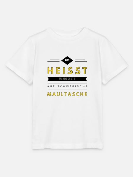 Maultasche Mundschutz - Stanley/Stella Kinder T-Shirt MINI CREATOR - Weiß