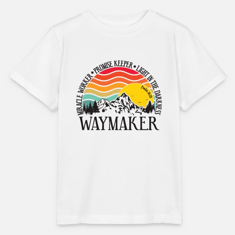 Waymaker & Christliche Kleidung - Stanley/Stella Kinder T-Shirt MINI CREATOR  - Weiß
