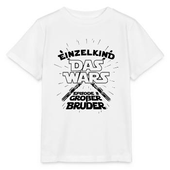 Einzelkind das wars Episode 2 Großer Bruder - Baby - Stanley/Stella Kinder T-Shirt MINI CREATOR  - Weiß - Vorne - Maike (125cm)