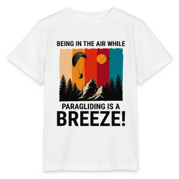 Paragliding Pilot Paraglider Adventures Breeze - Stanley/Stella MINI CREATOR Kids’ T-Shirt - white - Front - Maike (125cm)