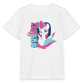 My Little Pony Zipp Rebel With Zipp Storm - Stanley/Stella MINI CREATOR Kids’ T-Shirt - white - Front - Maike (125cm)