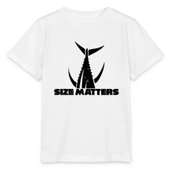 Angler - Angelsport - Thunfisch - Geschenk - Stanley/Stella Kinder T-Shirt MINI CREATOR  - Weiß - Vorne - Maike (125cm)